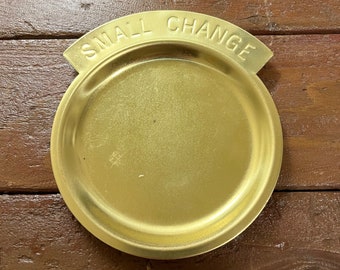 Change bowl - midcentury brass change or key bowl