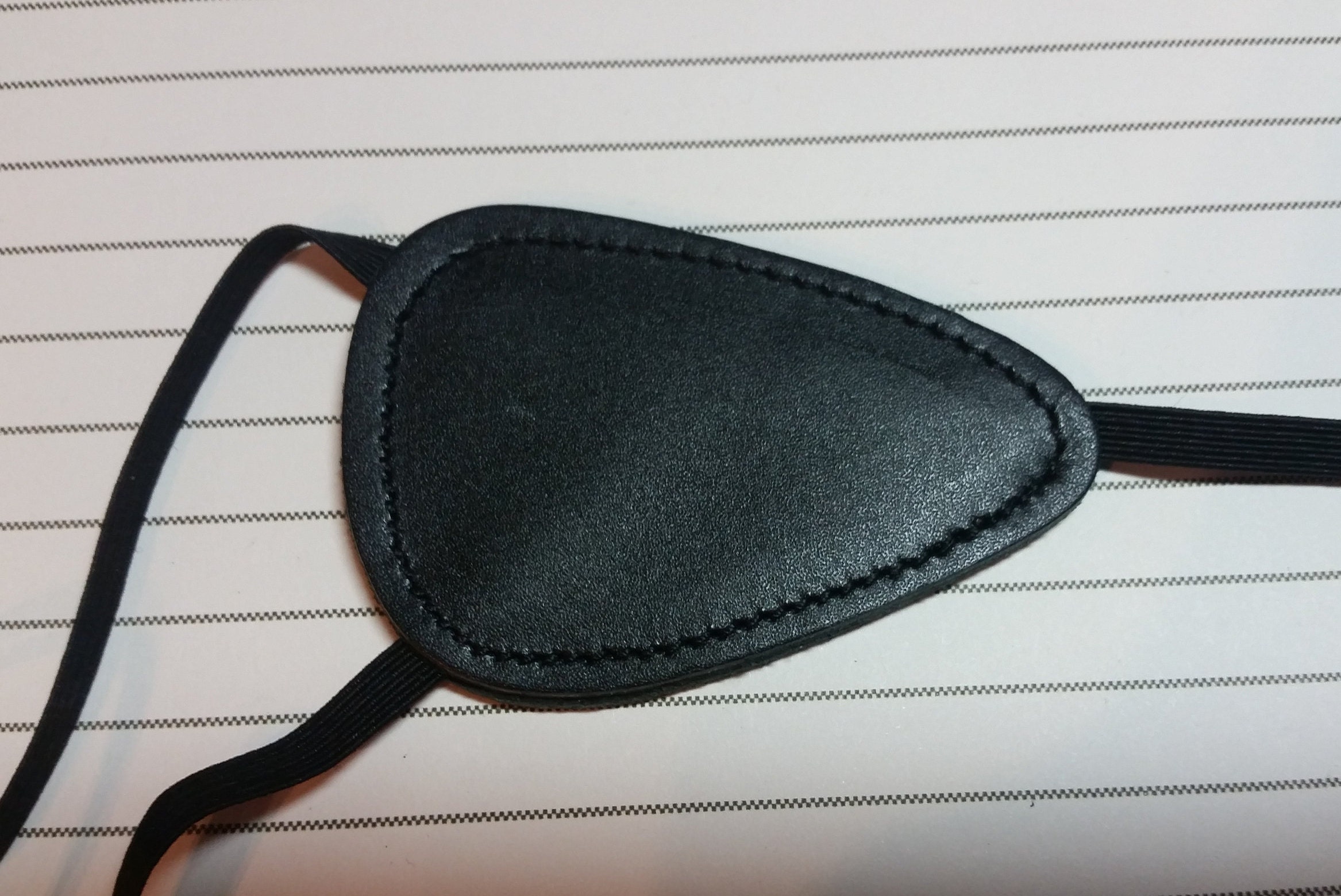 Medieval Pirate Leather Eye Patch Cosplay Props Vintage Black