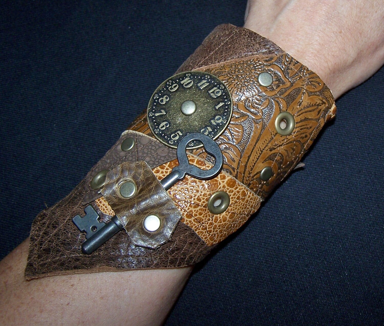 Steampunk Wrist Cuffs Steampunk Wrist Cuffs