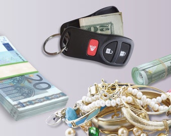 Fernbedienungsversteck: Verstecktes Aufbewahrungsort für Bargeld, Wertsachen und mehr | Geheimversteck-Behälter