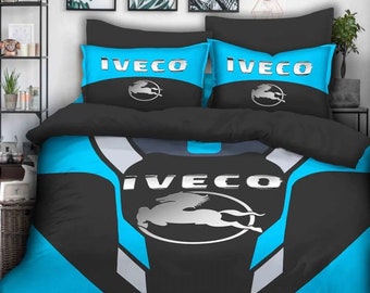 Parure de lit Iveco Truck : housse de couette et taies d'oreiller au design élégant