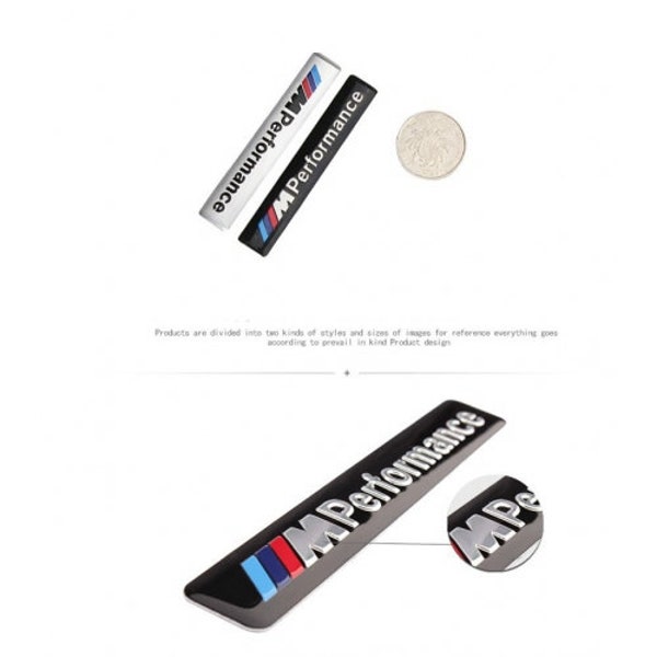 Sticker insigne de portière de voiture M Performance - Motorsport série M pour BMW