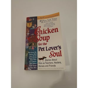CHICKEN SOUP for the PET Lover&#39;s Soul (R) 1998 Paperback Book As-is Vintage Estate
