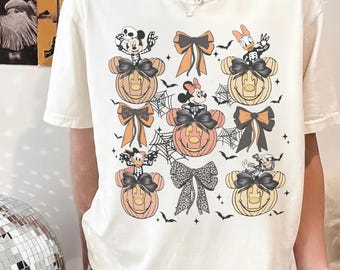 Mickey and Friends Skeleton Pumpkin Disney Halloween Shirt, Mickey's Not So Scary Halloween Party 2026, WDW Disneyland Family Halloween Gift