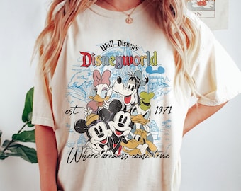 Vintage Walt Disney Disneyworld Shirt, Retro Disneyworld Shirt, Mickey And Friends Shirt, Disney Family Vacation 2026 Shirt, Disney Trip Tee