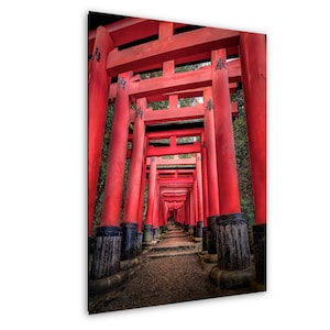 Fushimi Inari Sunrise Print  Kyoto Torii Gates Photography  Fine Art Decor