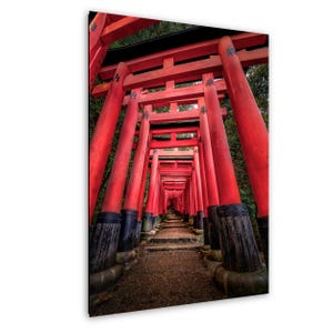 Fushimi Inari Shrine Print Kyoto Sunrise Torii Gates Art