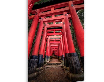 Fushimi Inari Shrine Print Kyoto Sunrise Torii Gates Art