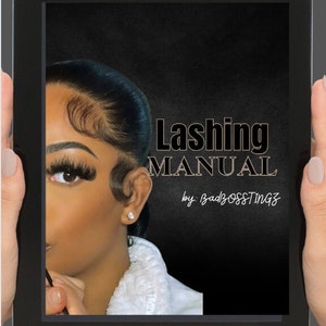 Lashing Manual | Eyelash Training | Editable PLR