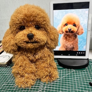 Custom Realistic Dog Plush Personalized Upgrade Huge Plushies Dog Replica for Dog Mom Memory Gift Furry Pipecleaner Dog Portrait from Photo