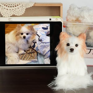 Life Like Animals Custom Pet Replica Plush Realistic Dog Stuffed Animal Personalized Pet Memorial Pipe Cleaner Dog Keepsake Gift for Her/Him