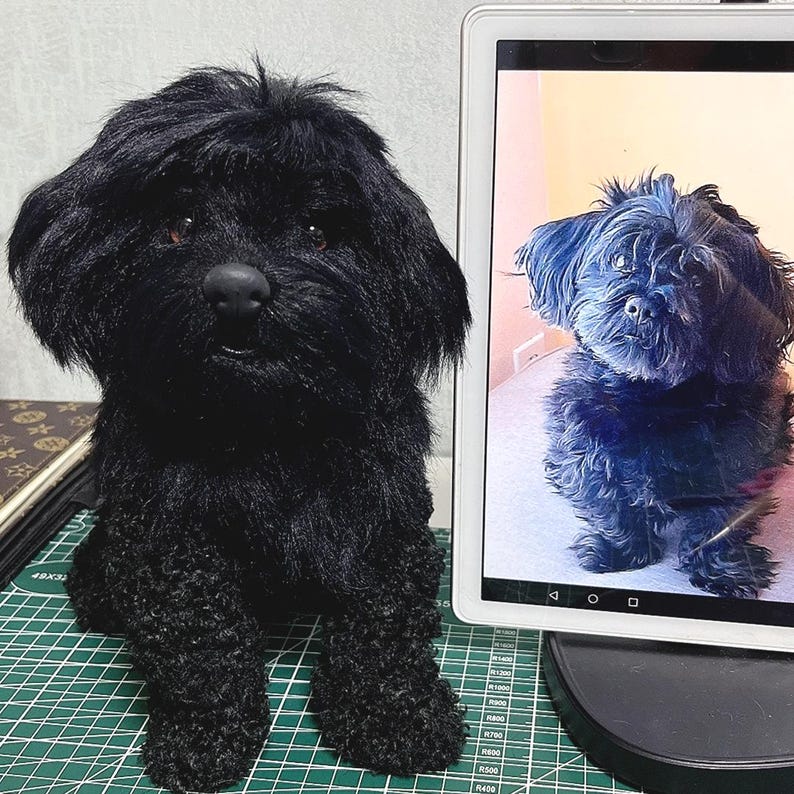 dog sculpture