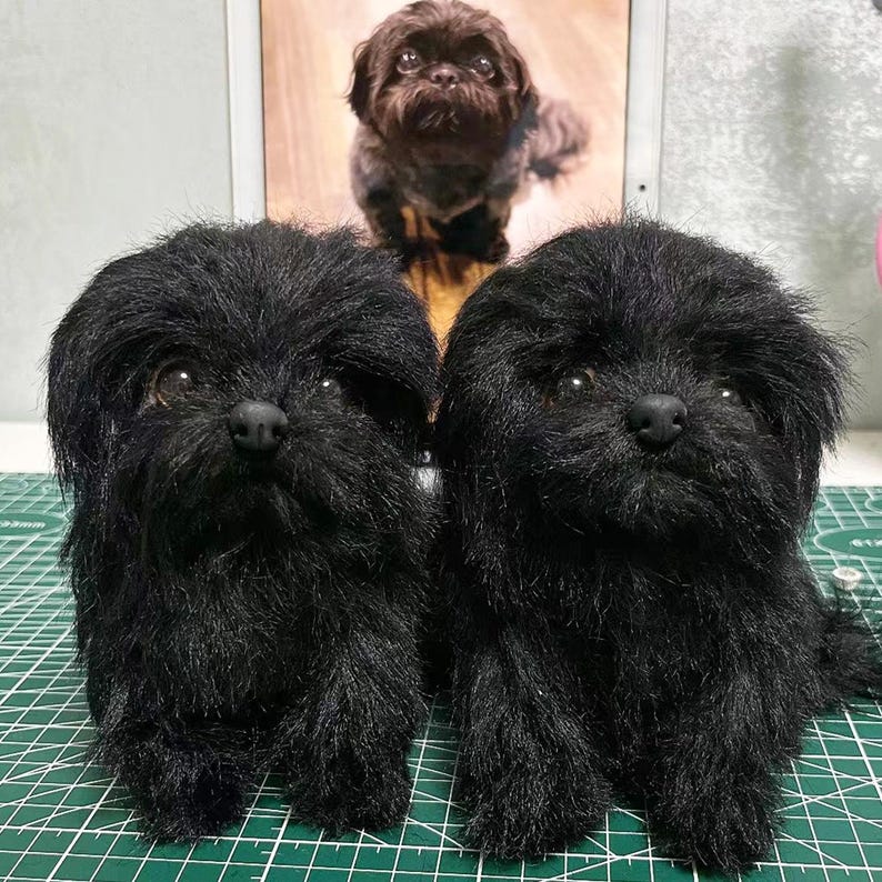 realistic dog plush