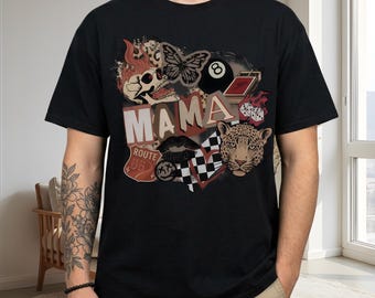 Mamá Calavera Llamas Mariposa Bola 8 PNG, Vida de Mamá Descarga Digital, Descarga Instantánea