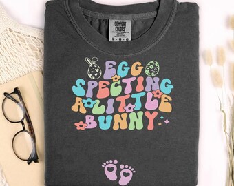 Bunny Egg Baby Shower PNG, Pastel Retro Design, Digital Download