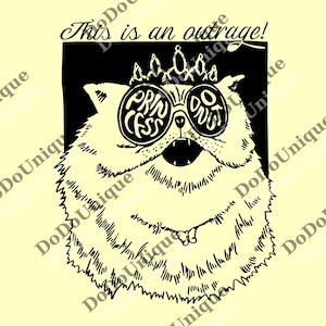 Princess Donut & Mongo png, Dungeon Crawler Carl Inspired png, Fantasy Book Lover png, Gift For Him, Gift For Her