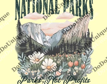 National Parks png, Vintage Nature Lover png, Comfort Colors Parks Over Profit png, Protect Our Parks Granola Girl png, Wildlife png