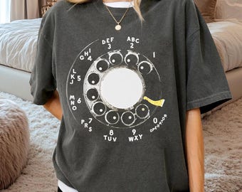 Operator Phone Dial PNG, Vintage Retro Digital Download, Instant Sublimation