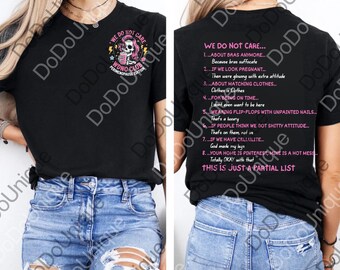 WDNC We Do Not Care Club png, Menopause Funny Digital, Gen X Don't Care png, Perimenopause Trending png
