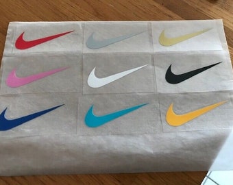 NIKE FLOCKING PATCH reclamelogo - klein model - 6,3 cm bij 2,3 cm