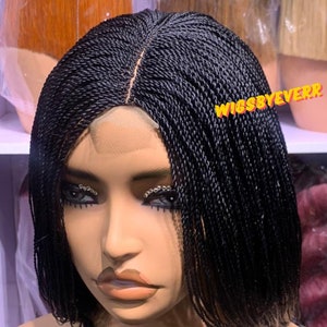 Senegalese gevlochten pruik medium twist. sluiting met gedraaide vlecht, frontale gedraaide pruik, volledige pruik. gedraaide vlechten.