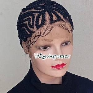 Full Lace Cornrow Braided Wig, Alopecia Friendly