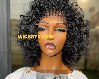 Französische Locken geflochtene Perücke, Spanische Locken, Boho Braid