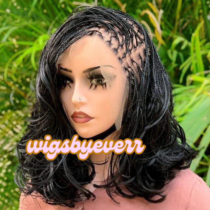 Spanish curls braided wig.
French curly wig.
