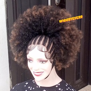 Afro Lace Front Wig Etsy