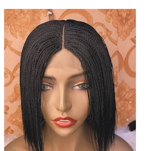 senegalese  twist braid wig, goddess braids, braided wig, wig for black women, free shipping. wig for everyday ocassion and special ocassion