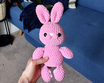 Patrón Conejito De Ganchillo, Animal Conejo De Ganchillo, Descargar Pdf, Costura Baja, Amigurumi Para Principiantes