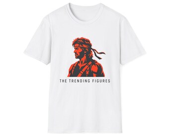 Retro Warrior Profile T-Shirt | Graphic tshirt - The Trending Figures Collection