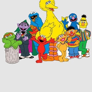 Decorazioni per torte a tema SESAME Street