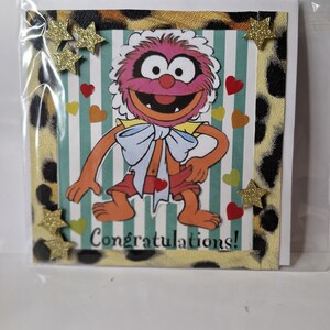 muppets Animal gefeliciteerd babykaart
