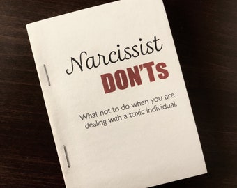 Narcissist Don’ts | mini book | mini zine | minibuch | zine