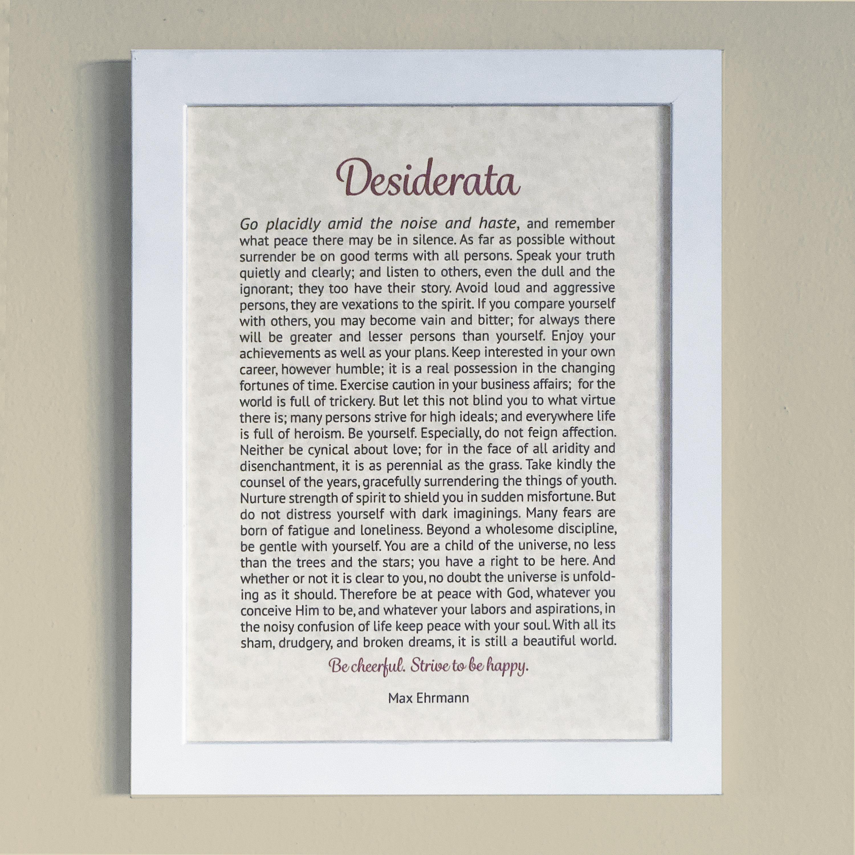 Desiderata Printable Desiderata Poem Desiderata Print Etsy Canada Desiderata Printable Desiderata Poem Desiderata Print Etsy Canada