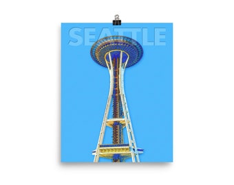 Seattle Space Needle Poster