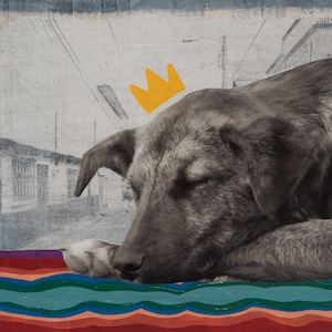 El Rey Dormido Original Mixed Media Gemälde