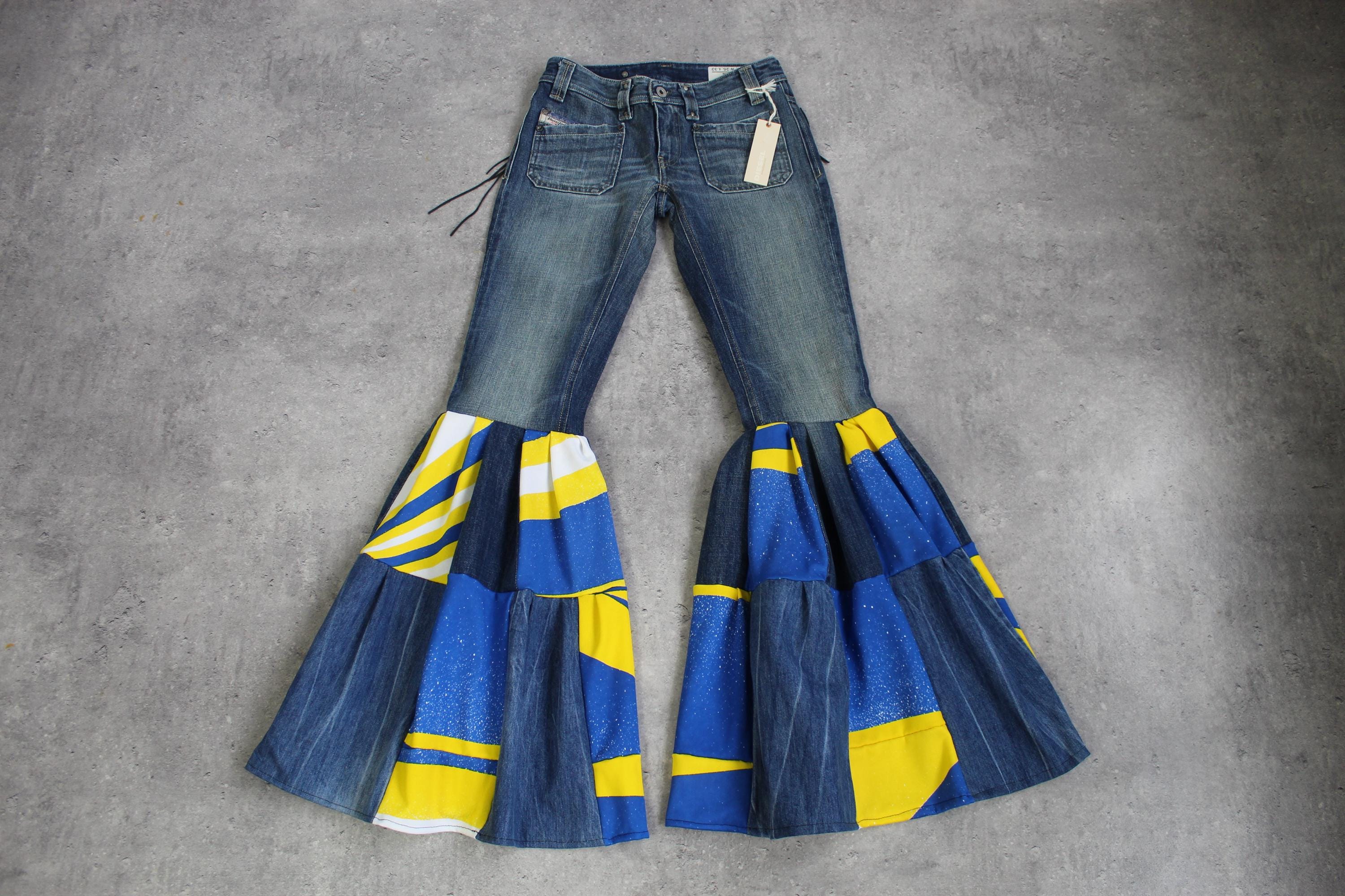 ジャケット・アウター 70's patchwork denim higanTokyo Vintage Patchwork Denim Jacket - Etsy