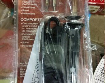 Woodburning Woodburn Tool HOT KNIFE Creative Wood Cut Craft Pyrography Device Set