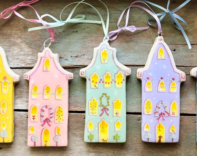 Flemish House Ornament-Festive Keepsake