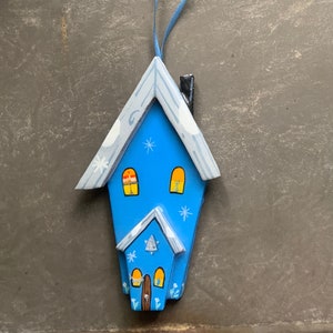 HANUKKAH Ornament  |  Personalized Hanukkah House Ornament | Chanukah Decoration | House-Star of David-Kitty-Menorah- Ornaments by Valgal