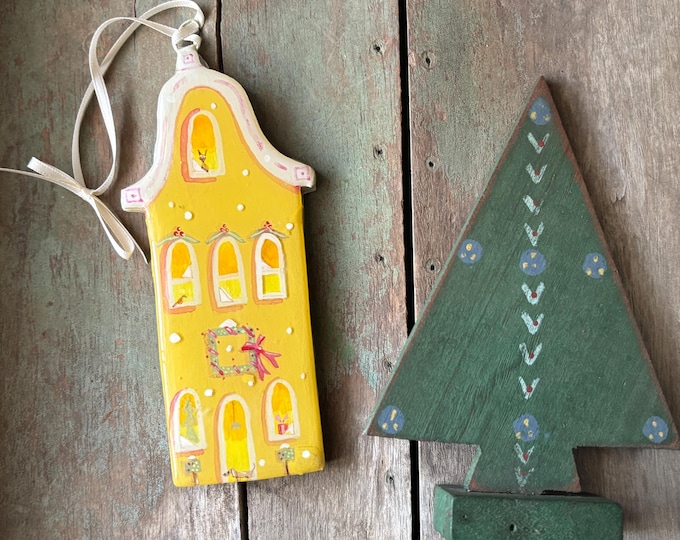 Flemish House Ornament-Festive Keepsake