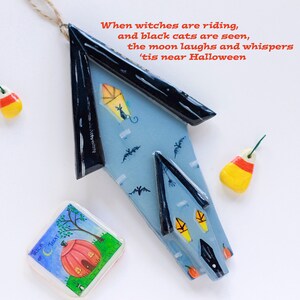 HAUNTED HOUSE ORNAMENT | Halloween Gift | Ornament for Halloween | Boo-t-full Gift | Halloween Decoration | Spooky Scary Decor | Val Walsh