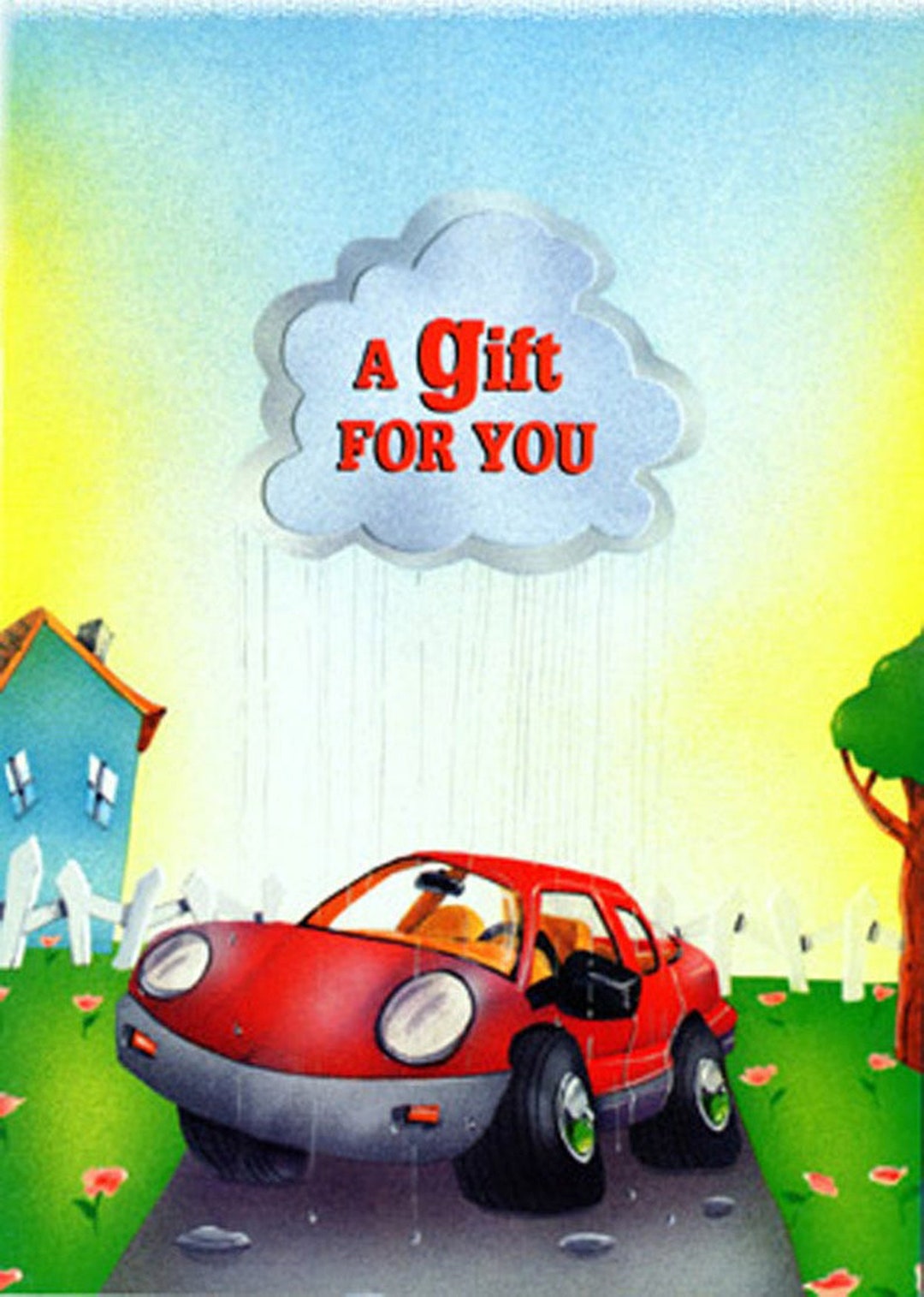 Deluxe CAR WASH Gift Card Car Wash Gift Certificate Car Wash Card