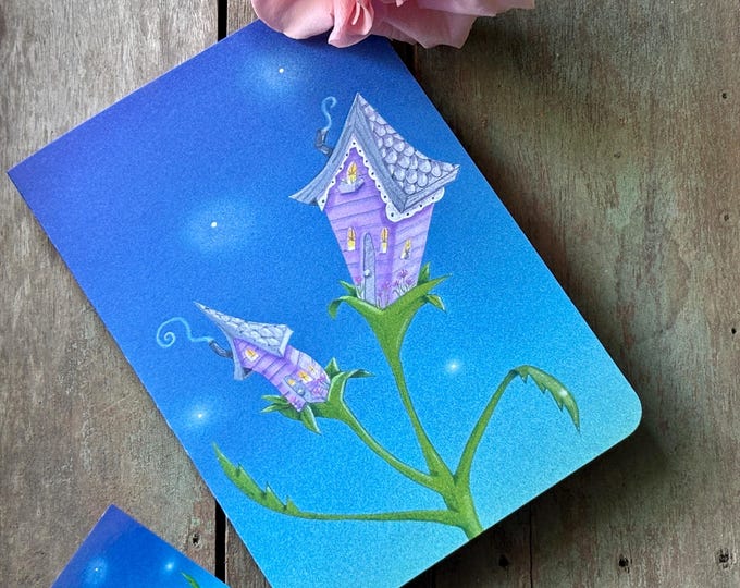 HOUSE PLANTS Greeting CARD | Friendship Card | Floral  Notecard | House Warming Card | Gardening\Gardener Themed Greeting