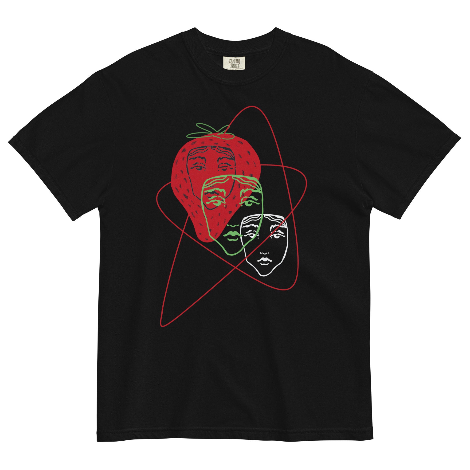 Strawberry Star II Muse Tee (unisex Garment-dyed Heavyweight