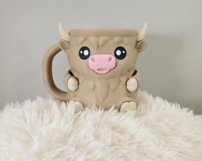 Ice Cream Pint Holder Highland Cow