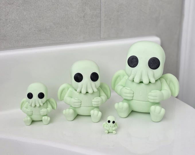 Jumbo Articulated Cthulhu 3D Printed
