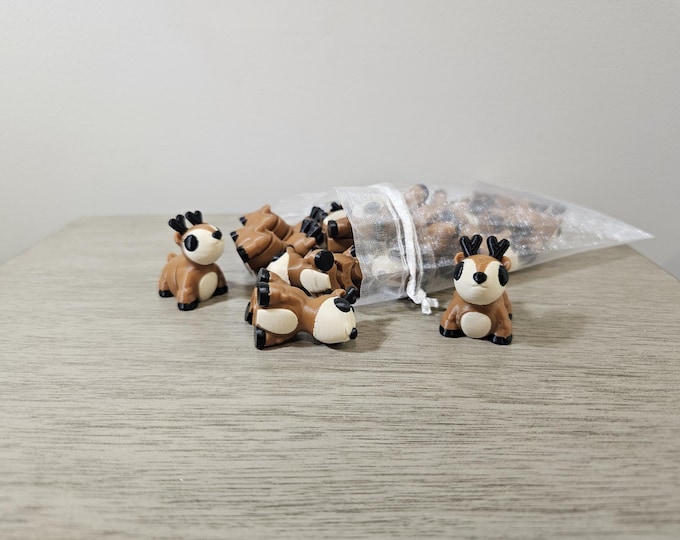 Mini Articulated Deer Figurine – 3D Printed Fidget Animal